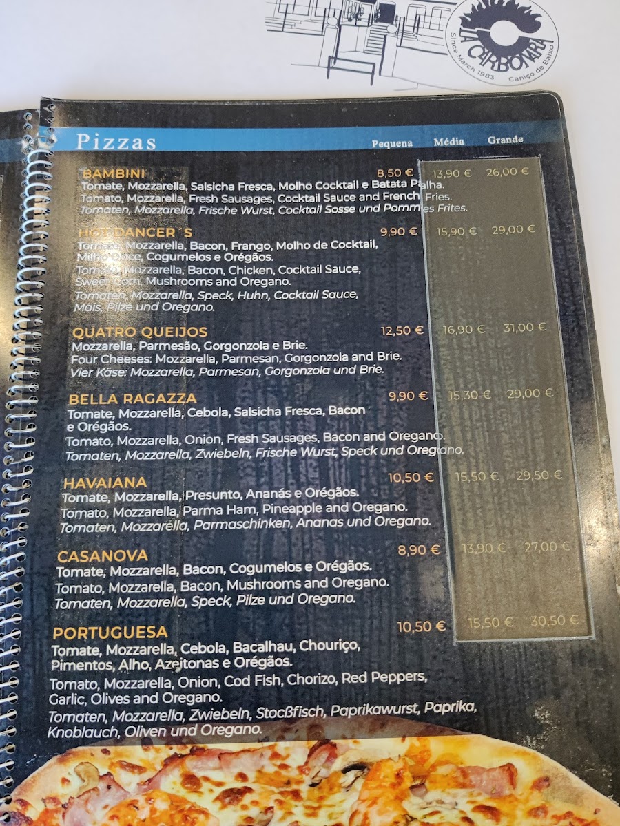 Menu La Carbonara Restaurant-8